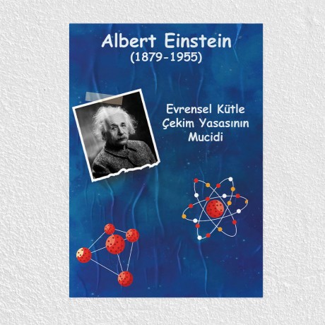 Albert Einstein Posteri - PO541