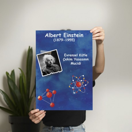 Albert Einstein Posteri - PO541