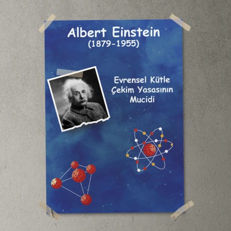 Albert Einstein Posteri - PO541