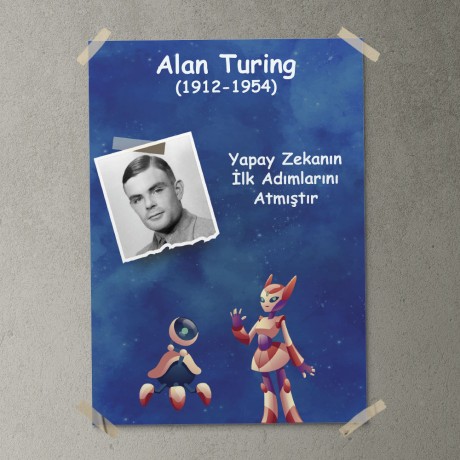 Alan Turing Posteri - PO542