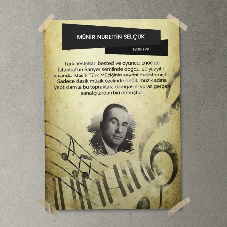 Münir Nurettin Selçuk Posteri - PO555