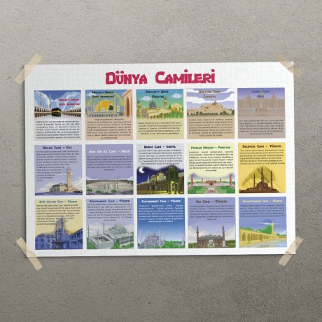 Dünya Camileri Posteri - PO609