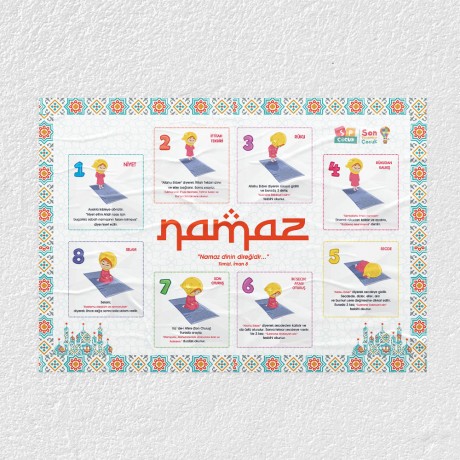 Namaz Nasıl Kılınır Posteri - PO622