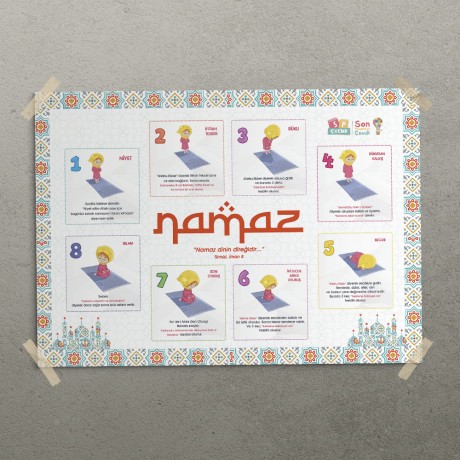 Namaz Nasıl Kılınır Posteri - PO622