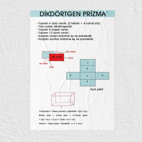 Dikdörtgen Prizma Posteri - PO649