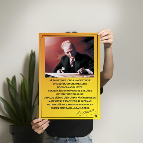 Atatürk ve Matematik Posteri - PO671