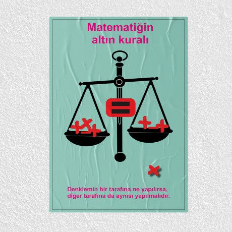 Matematiğin Altın Kuralı Posteri - PO672