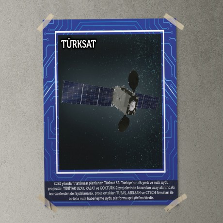 Yerli Üretim Türksat Posteri - PO687