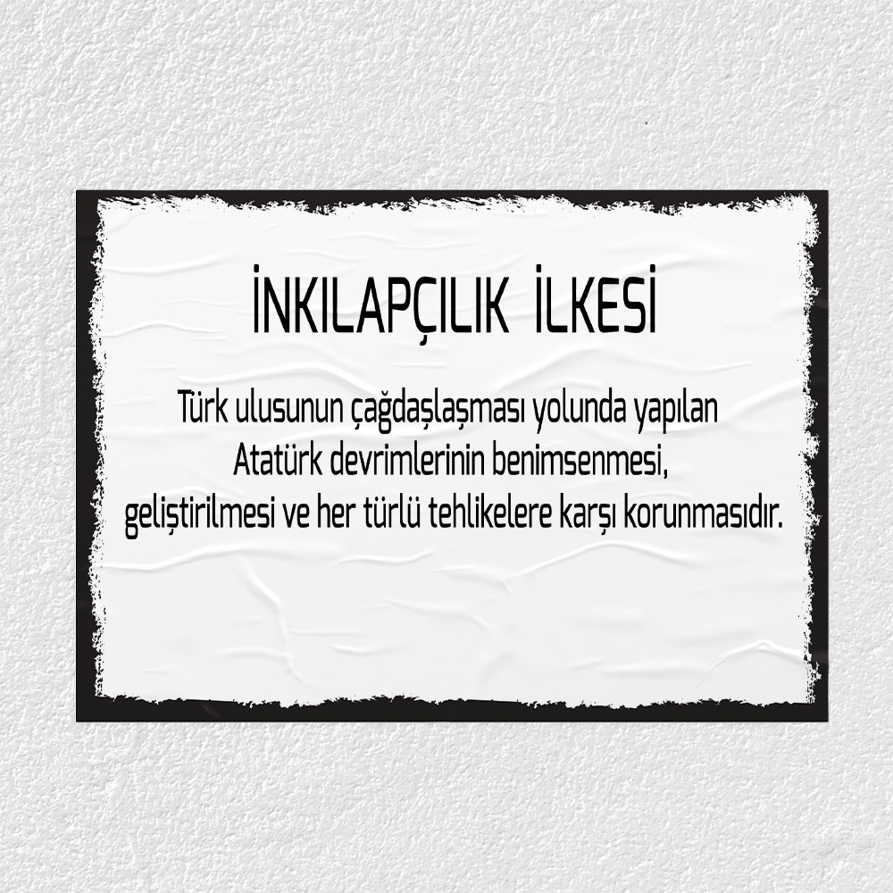 İnklapçılık İlkesi Posteri - PO693