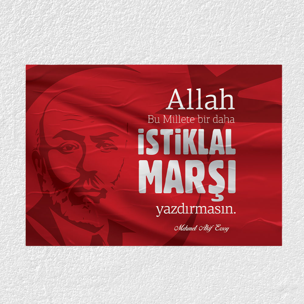 İstiklal Marşı Posteri - PO698