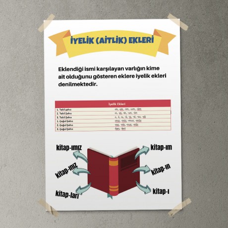 İyelik Ekleri Posteri - PO743