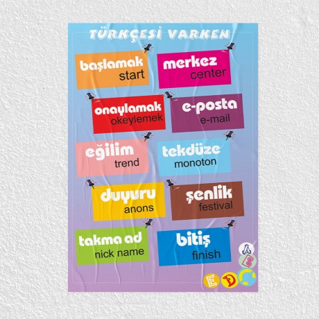 Türkçemizi Doğru Kullanalım Posteri - PO759