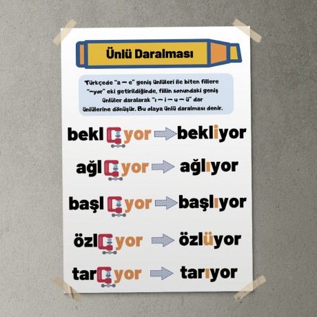 Ünlü Daralması Posteri - PO760