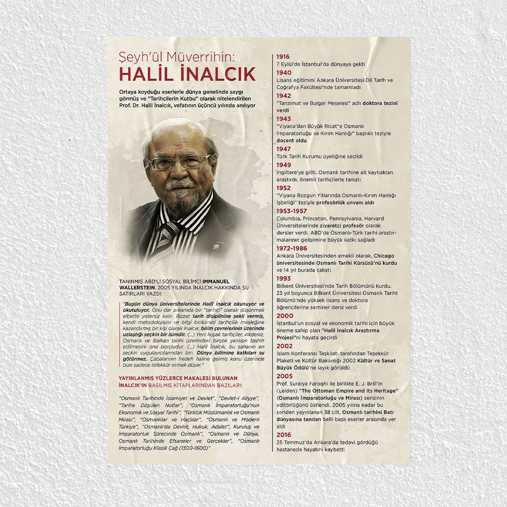 Halil İnalcık Posteri - PO789