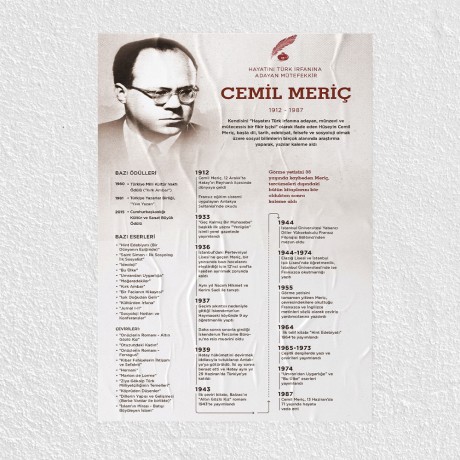 Cemil Meriç Posteri - PO795