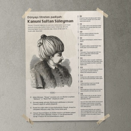 Kanuni Sultan Süleyman Posteri - PO803