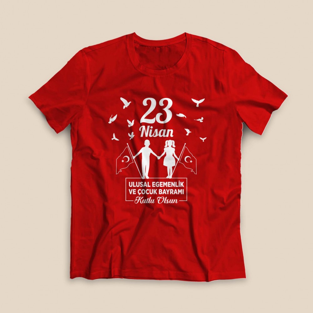 23 Nisan Tişörtü - TS2306 - Kırmızı