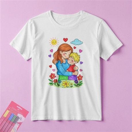 AG-101 - Boyanabilir Anne Tişörtü