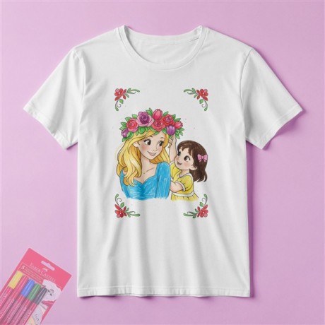 AG-203 - Boyanabilir Anne Tişörtü