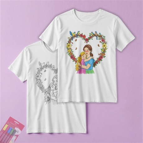 AG-206 - Boyanabilir Anne Tişörtü