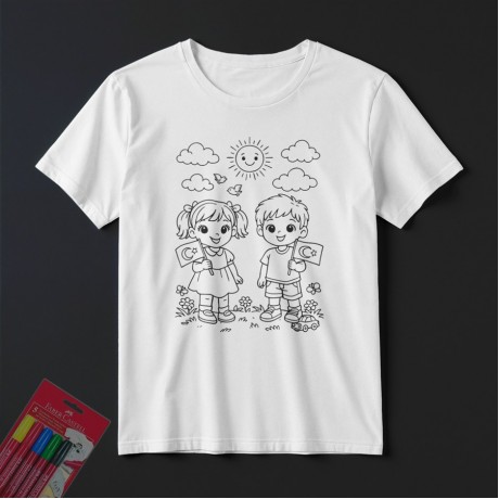 TS23103 - Boyanabilir 23 Nisan Tişörtü