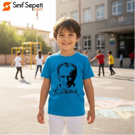 Yollarda Bulurum Seni Tişörtü - Mavi