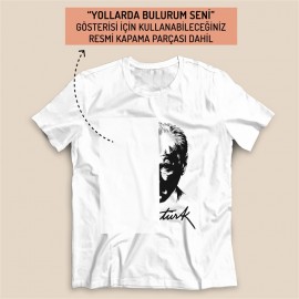Yollarda Bulurum Seni Tişörtü - Beyaz