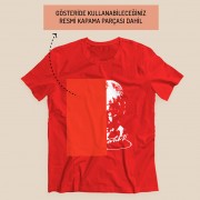 Atatürk Tişörtü - Kırmızı Kapama Folyolu