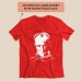 Atatürk Tişörtü - Kırmızı Kapama Folyolu