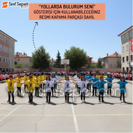 Yollarda Bulurum Seni Tişörtü - Mavi